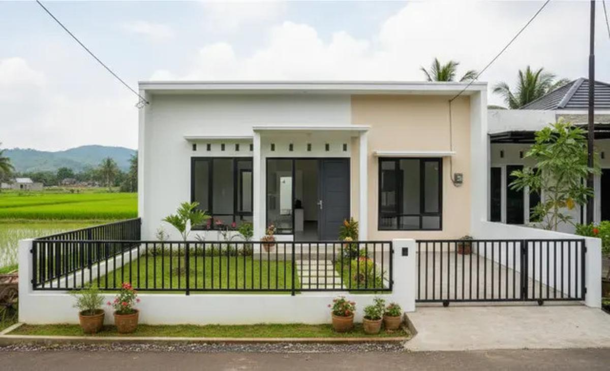 7 Model Rumah Sederhana Tapi Mewah dengan Pagar 2025 yang Cocok untuk Tinggal di Desa