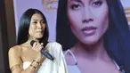 Penyanyi Internasional asal Indonesia, Anggun C Sasmi saat ditemui di Plaza Indonesia, Jakarta. (26/6/14) (Liputan6.com/Panji Diksana)