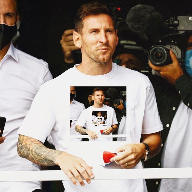 6 Editan Kaos Lionel Messi Usai Gabung PSG Ini Bikin Senyum-senyum