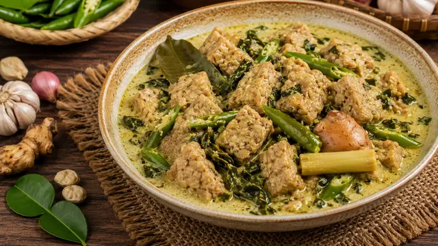 Resep Tempe Benguk Santan