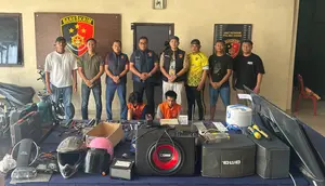 CCTV Bongkar Aksi 2 Maling Rumah Kosong di Lampung