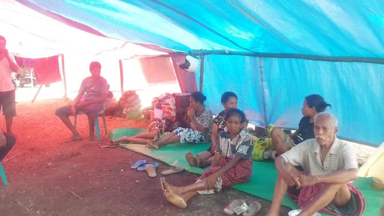 Pengungsi Gunung Lewotobi