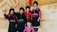 5 Generasi di Suku Yao yang mempertahankan rambut panjang mereka (dok Instagram @joyceszeng/https://www.instagram.com/p/BwcNhZUAfKf/Ossid Duha Jussas Salma)