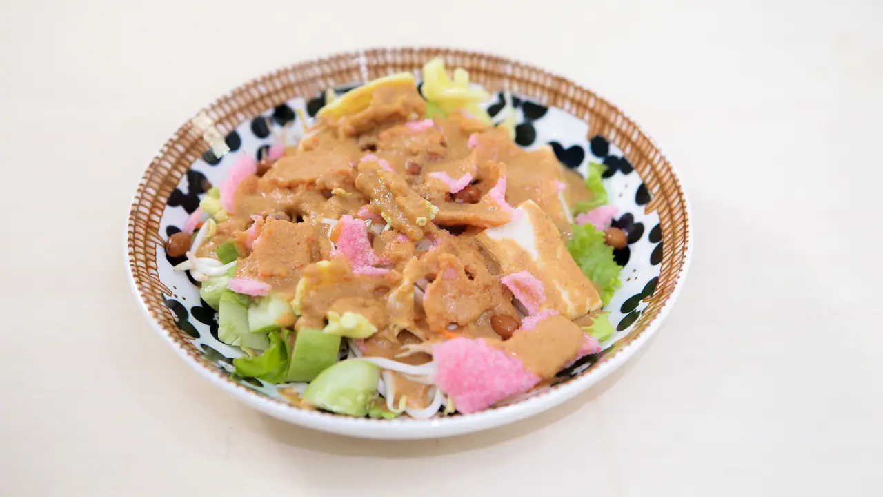 resep lotek khas padang gado-gado
