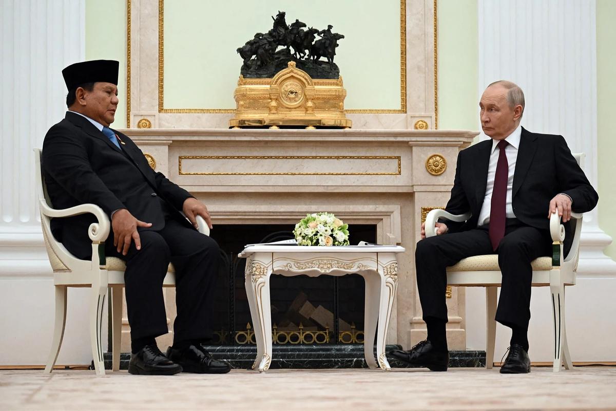 FOTO: Prabowo dan Putin Bahas Penguatan Kerja Sama Strategis di Moskow