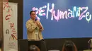 Ben Soebiakto, Co-Chair IdeaFest 2026, menjadi pembicara dalam pembukaan IdeaFest 2026 di Jakarta Convention Center, Senayan, Jakarta, Jumat (4/9/2026). Dalam kesempatan tersebut, Ben menyampaikan pentingnya peran manusia di tengah perkembangan teknologi dan kecerdasan buatan (AI). IdeaFest 2026 mengusung tema “ReHumanize” dan berlangsung pada 4-6 September 2026 dengan menghadirkan lebih dari 200 pembicara dari berbagai industri. (KLY/Budy Santoso)