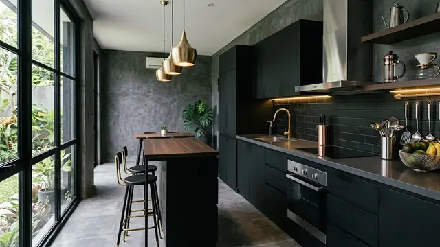 9 Cara Membuat Dapur Gelap Terlihat Lebih Modern, Manfaatkan Warna dan Material