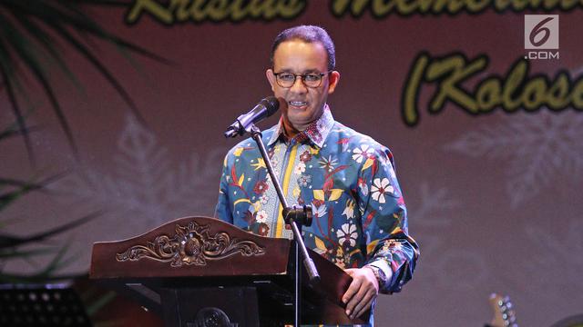 FOTO: Anies-Sandi Hadiri Perayaan Natal Bersama Masyarakat Kristen dan Katholik