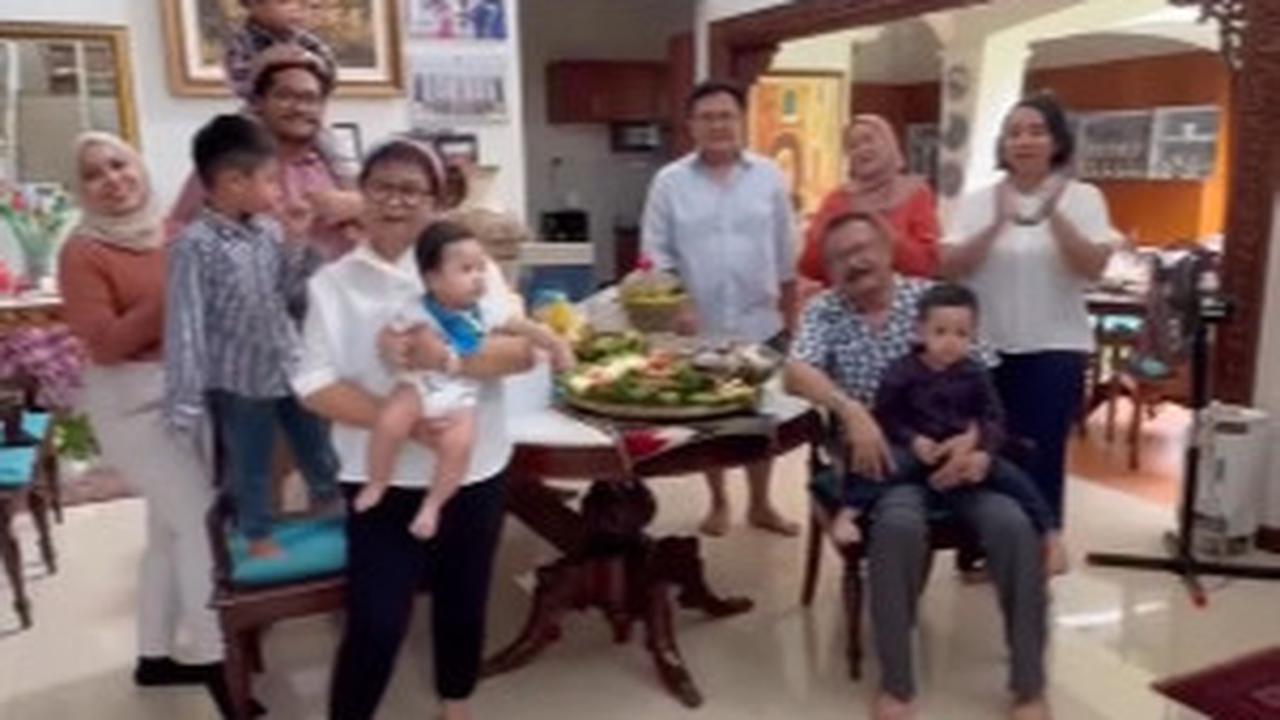 Momen eks Menlu Retno Marsudi Rayakan Ulang Tahun Bareng Keluarga Tercinta