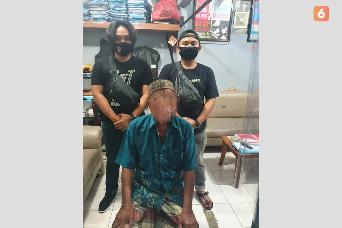 LT (70), kakek tua cabul di Sudrap (Liputan6.com/Dok: Polisi)