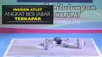 Video insiden atlet angkat besi Jawa Barat (Jabar), Adittia, yang terkapar di PON (Pekan Olahraga Nasional) 2016.