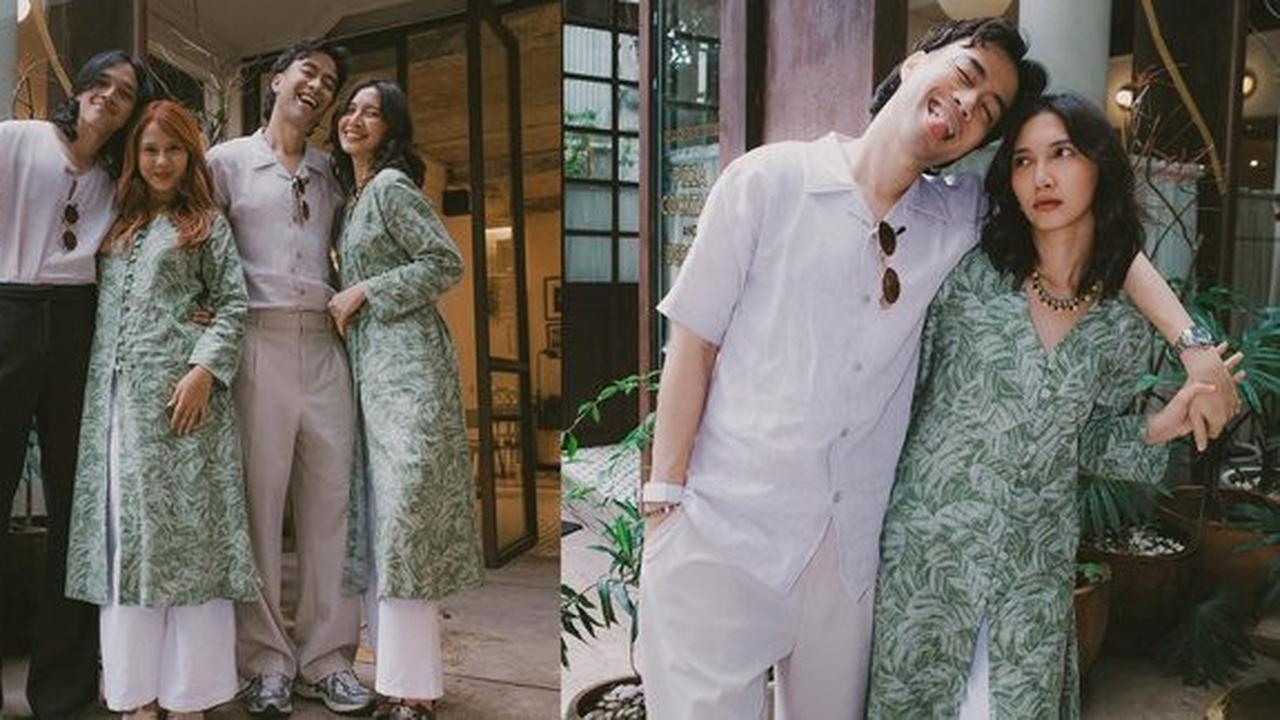 Tampil Serasi dengan Outfit Couple, Intip Gaya Kompak Vidi, Sheila dan Nadin, Faishal