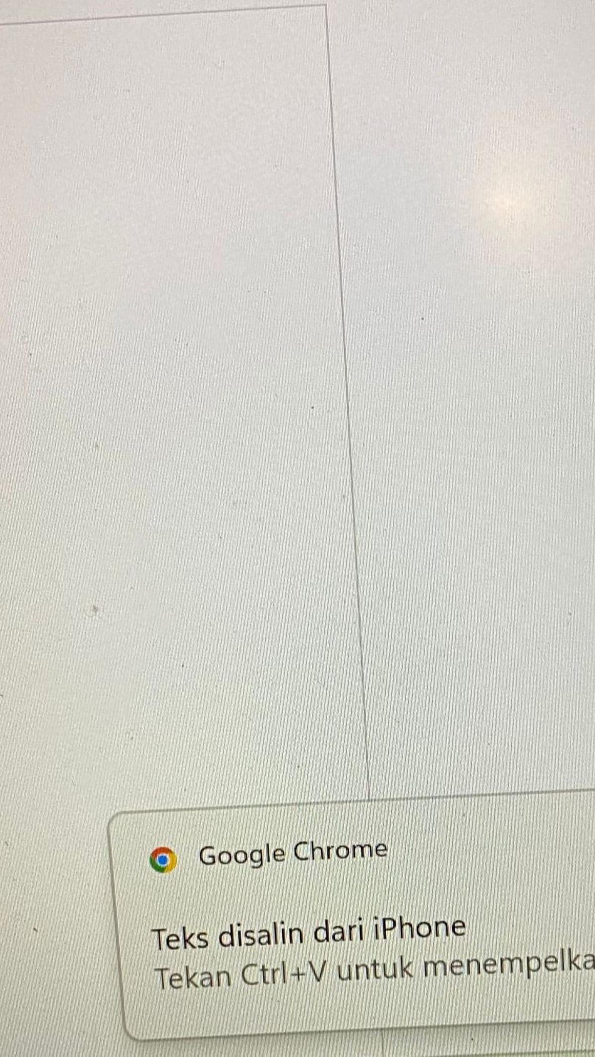 Ketika sudah mengklik opsi ‘copy to computer’, pastikan akun google lens dan komputer terhubung dengan email yang sama. Jika sudah sama, tunggu beberapa saat.&nbsp;