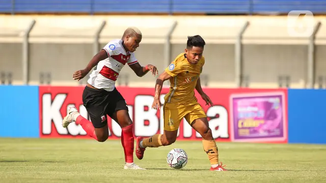 FOTO: Bhayangkara FC Taklukkan Madura United di BRI Liga 1