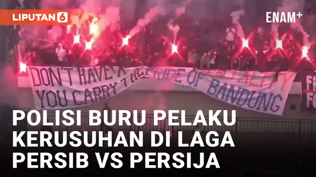 Polda Jabar Kumpulkan Bukti Kerusuhan di Persib vs Persija