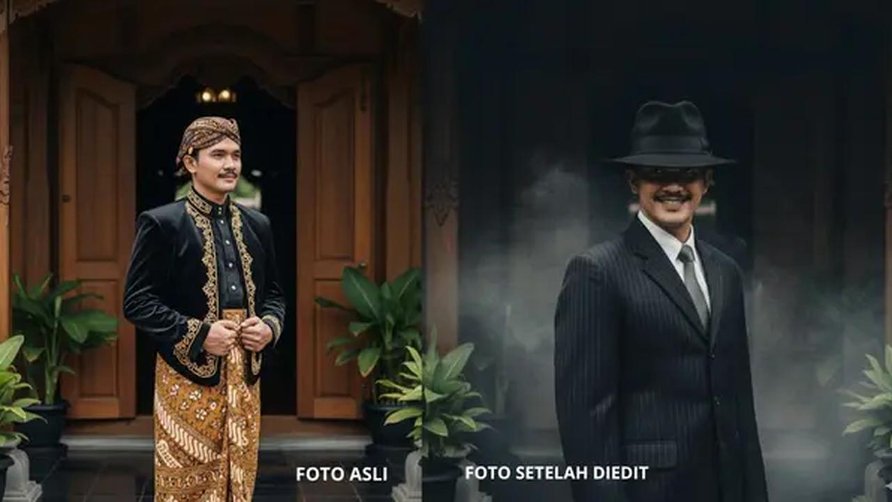 Prompt Gemini AI Viral ala Mafia (Foto: Gemini AI)