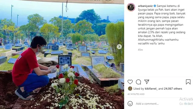 Arbani Yasiz (Foto: Instagram/@arbaniyasiz)