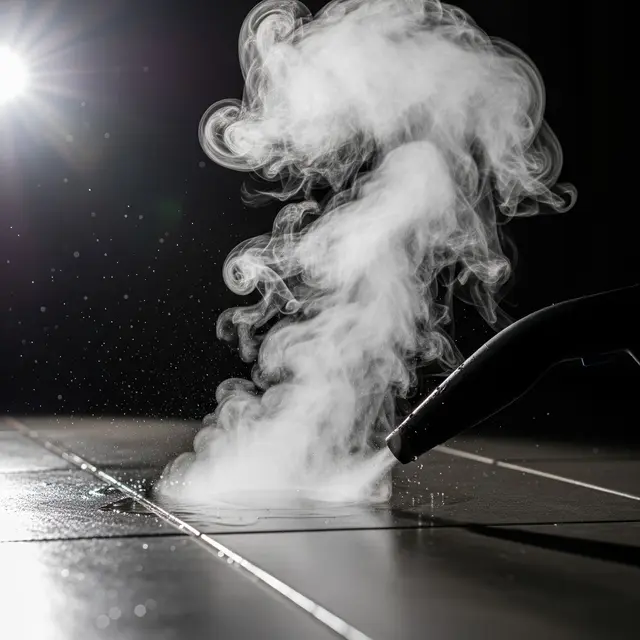 Uap Panas dari Steam Cleaner (Gemini AI)