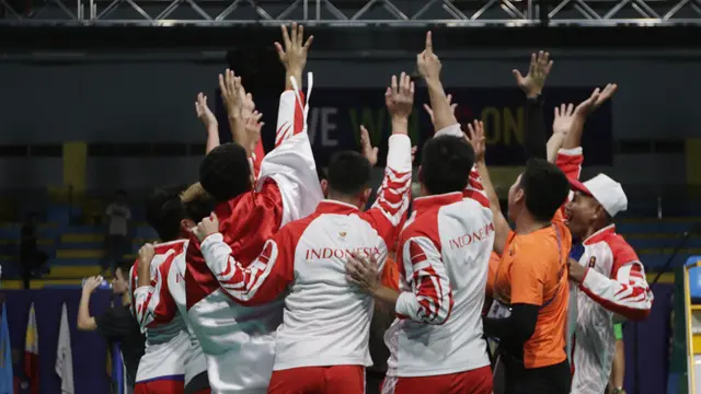 Bulutangkis Beregu Putra Raih Emas