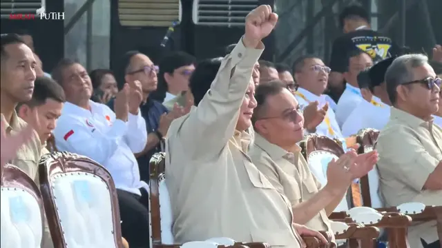 Presiden Prabowo Subianto dalam perayaan Hari Buruh Internasional atau May Day 2026