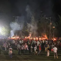 Ronjok Sayak, Tradisi Api dari Bengkulu/Instagram/sekundangsetungguan