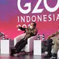 Presiden Direktur BCA Jahja Setiaatmadja saat pemaparan G20 Side Event Series di JCC, Jakarta, Rabu (16/02/2022). Pertumbuhan transaksi Local Currency Settlement (LCS) di BCA terus mengalami peningkatan pada tahun 2021 di atas 40% baik secara nilai maupun jumlah transaksi. (Liputan6.com/HO/BCA)