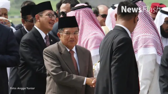 NEWS FLASH: Jusuf Kalla Antar Raja Salman Bertolak ke Brunei dari Bandara Halim
