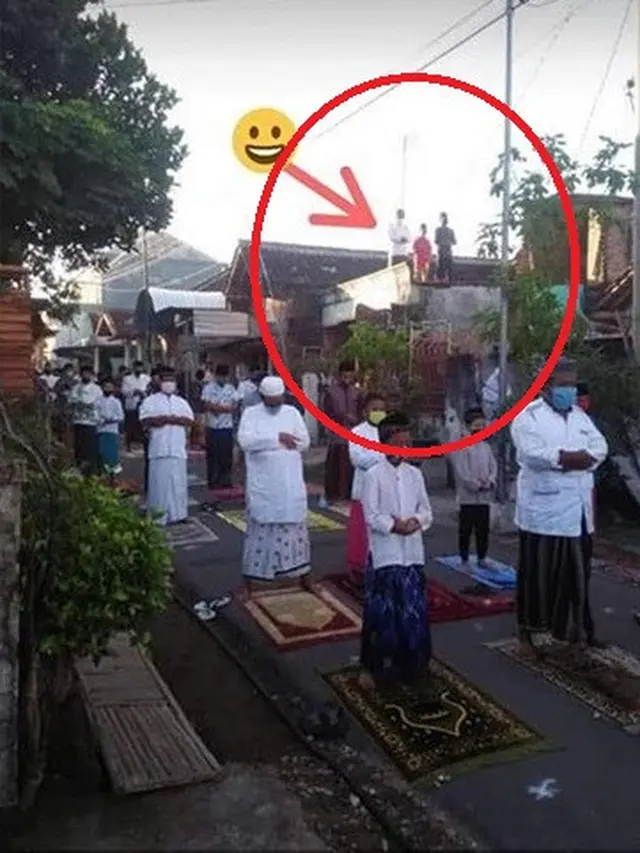 salat Idul Fitri physical distancing