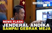 VIDEO: Kasad Jenderal Andika Kesal Gebrak Meja saat Rapat