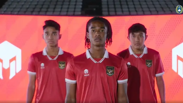 Jersey kandang baru Timnas Indonesia.