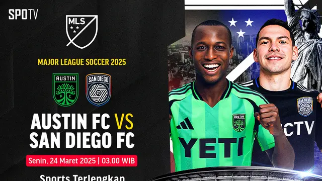 Link Live Streaming MLS: Austin FC vs San Diego FC di Vidio - On Off ...