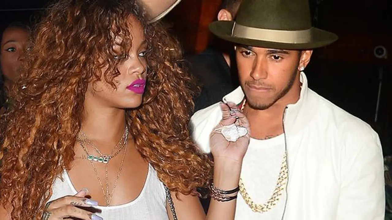 Rihanna dan Lewis Hamilton