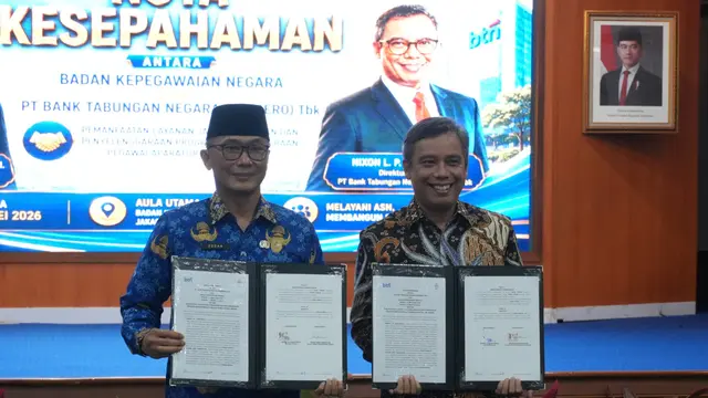 Pembiayaan perumahan ASN dibuka melalui kerja sama BKN, Korpri dan BTN. (Foto: BKN)