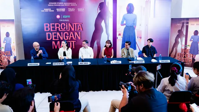 Konferensi pers Bercinta dengan Maut. (dok iQiyi)