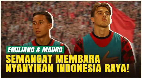 Momen spesial terjadi saat Miliano Jonathans dan Mauro Zijlstra, dua pemain anyar Timnas Indonesia, untuk pertama kalinya menyanyikan lagu kebangsaan Indonesia Raya. Dengan penuh semangat dan rasa bangga, keduanya berdiri tegap bersama rekan setim se...