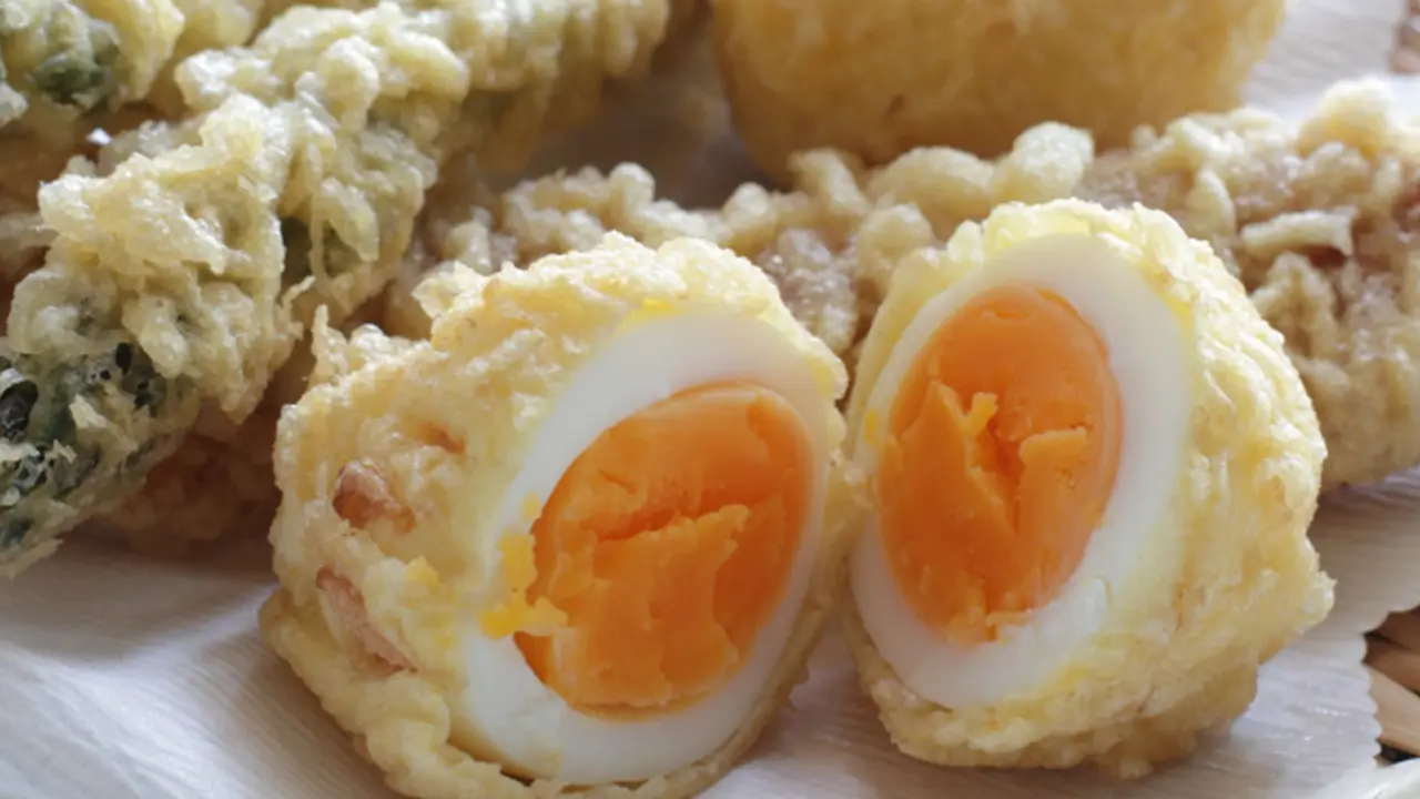 telur rebus krispi