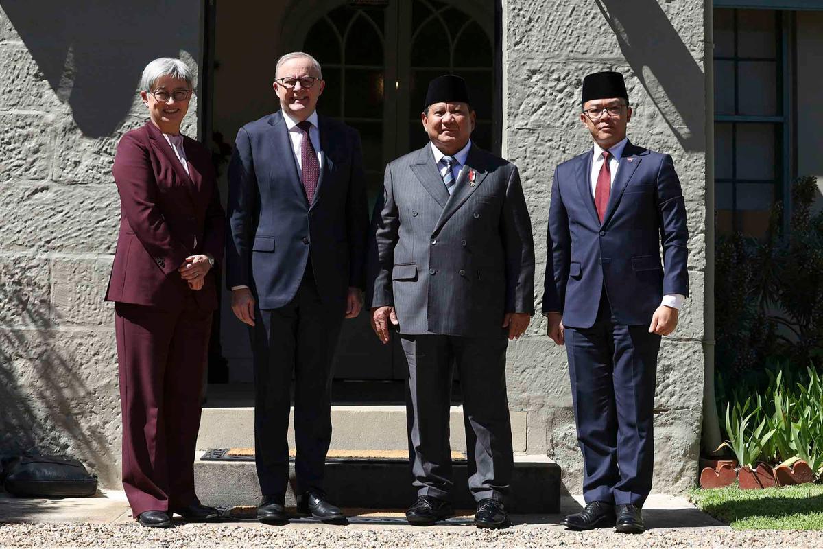 FOTO:  Momen Akrab Prabowo dan Albanese di Sydney , Bahas Masa Depan Kemitraan Indonesia–Australia