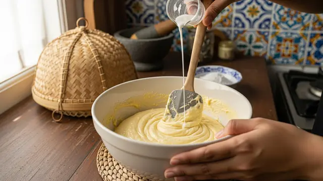 Membuat Bolu Kukus Pakai Magic Com