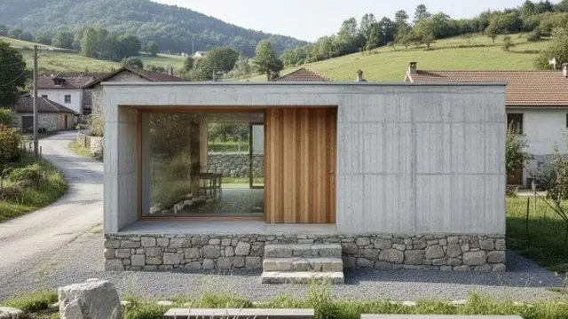 Gambar Rumah Minimalis Tampak Depan Terbaru 2025/Ilustrasi Gemini AI