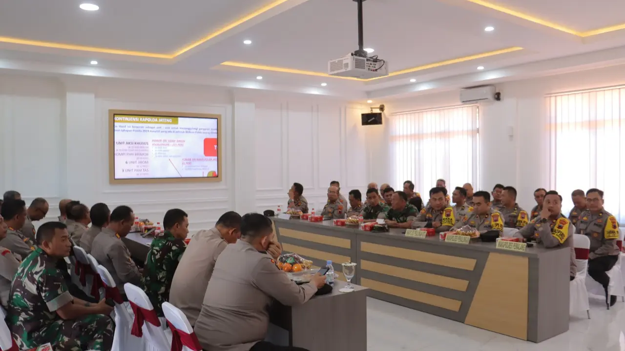 Sosialiasi pengamanan Pemilu 2024 di Polres Pemalang. (Foto: Liputan6.com/Polres Pemalang)