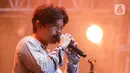Juicy Luicy juga memainkan single barunya berjudul HaHaHa, sebuah single yang dirilis sekitar Januari 2024 lalu. (Liputan6.com/Herman Zakharia)