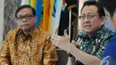 Irman Gusman mengapresiasi Pemerintahan Jokowi-JK yang sudah menunjukkan tanda-tanda berprestasi baik, Jakarta, Senin (22/12/2014). (Liputan6.com/Andrian M Tunay)