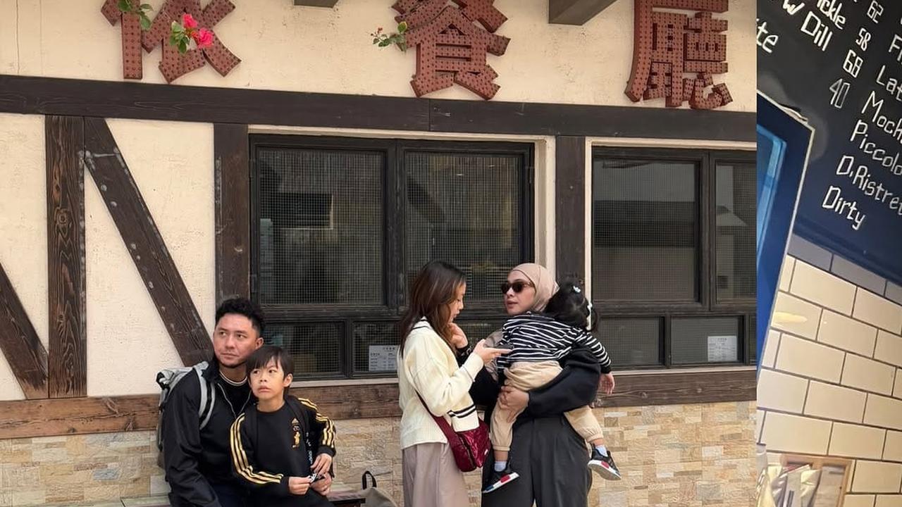 Momen Ananda Omesh dan Dian Ayu Lestari Ajak Anak Liburan ke Hongkong