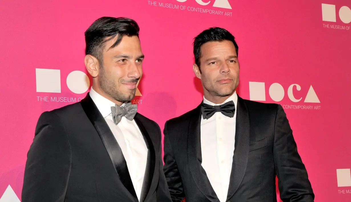 Ricky Martin sendiri mengaku sangat gugup saat melamar Jwan Yosef. (JOHN SCIULLI / GETTY IMAGES NORTH AMERICA / AFP)