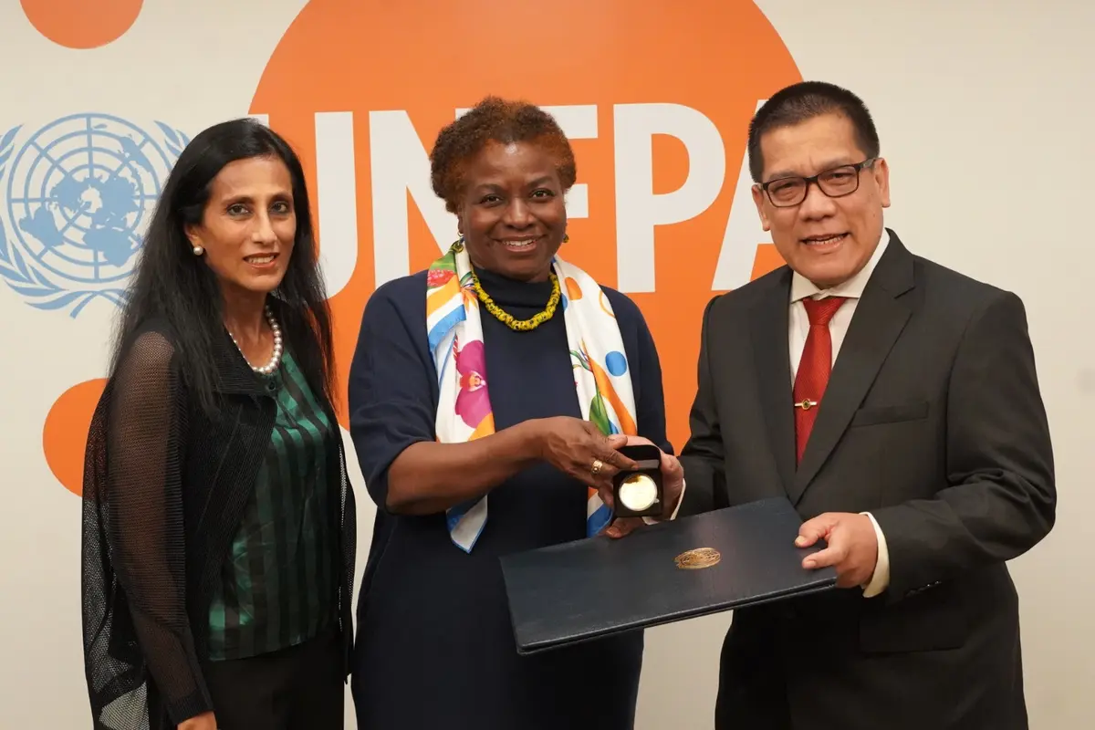 Indonesia meraih Population Award ​dari PBB. (Dok PTRI New York)