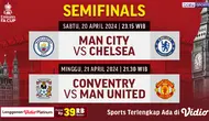 Jadwal Siaran Langsung FA Cup 2023/3034 Babak Semifinal di Vidio. (Sumber: dok. vidio.com)