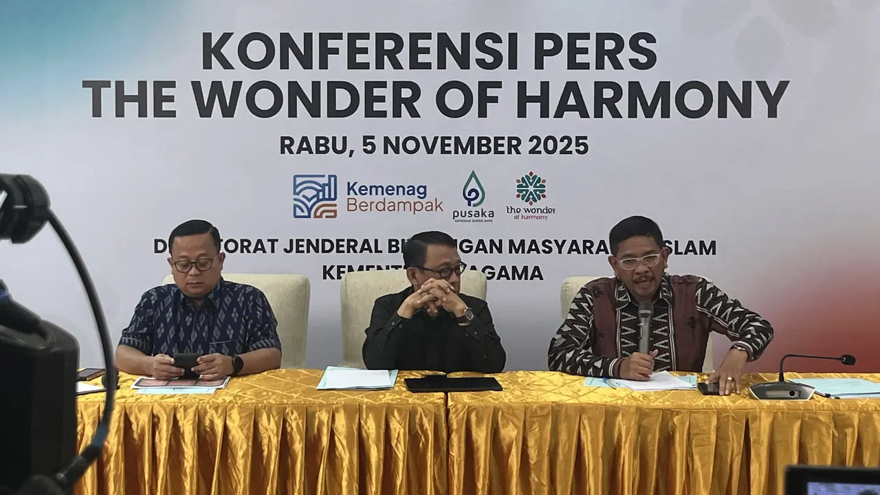 Direktorat Jenderal Bimbingan Masyarakat (Bimas) Islam Kementerian Agama meluncurkan rangkaian kegiatan nasional bertajuk The Wonder of Harmony yang akan berlangsung sepanjang November 2025 (Istimewa)