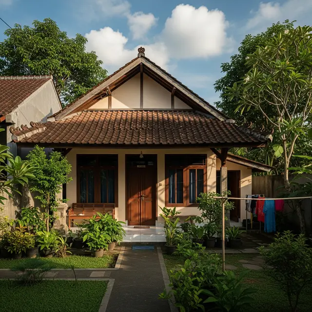 9 Model Rumah Sederhana Satu Lantai, Desain Efisien dan Hemat Biaya