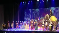 Pementasan Mahabarata: Asmara Raja Dewa oleh Teater Koma. (Liputan6.com/Putu Elmira)