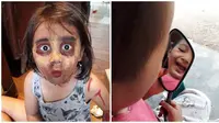 Kelakuan Anak-Anak Saat Makeup Ini Bikin Ketawa Ngakak (sumber:Instagram/biibiid_prastyo)